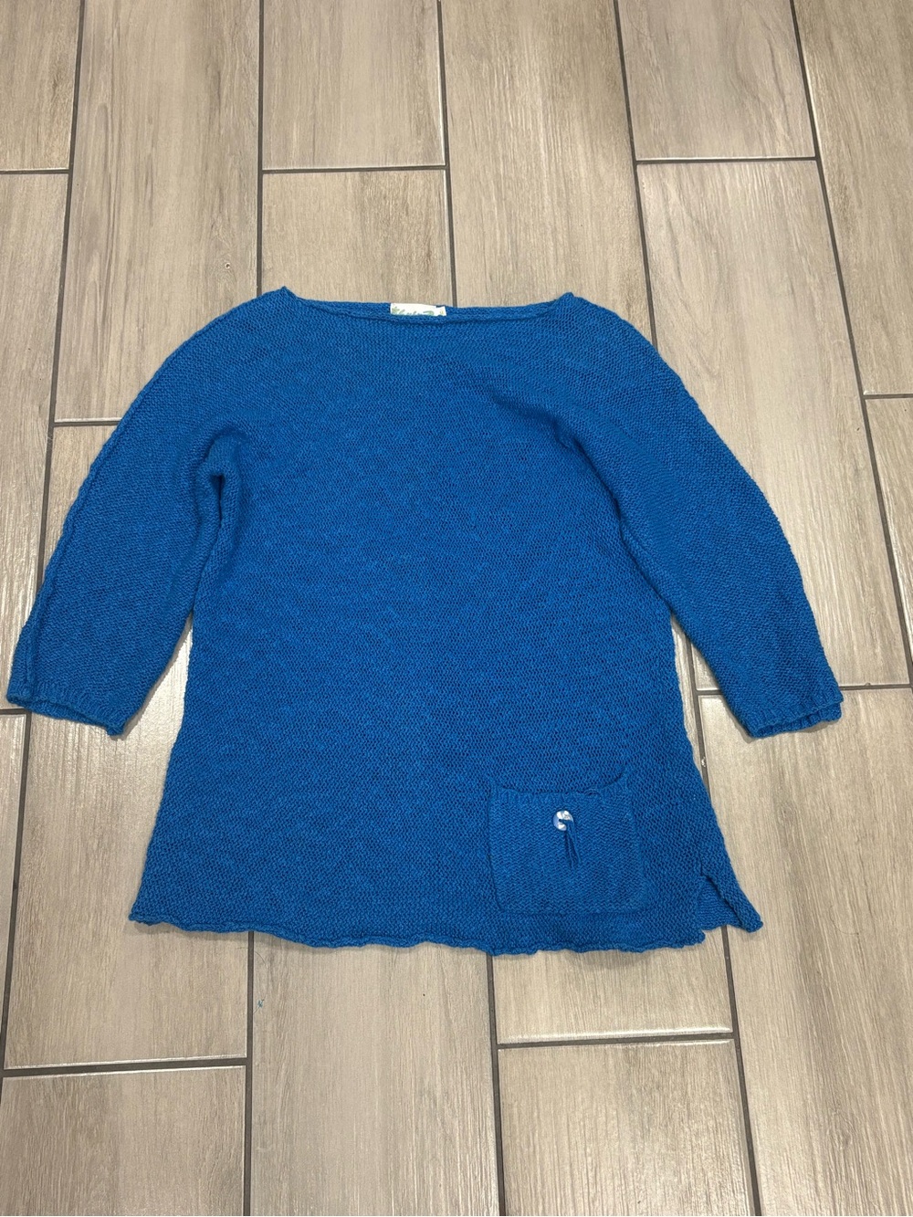vintage lulu b sweater size Medium blue